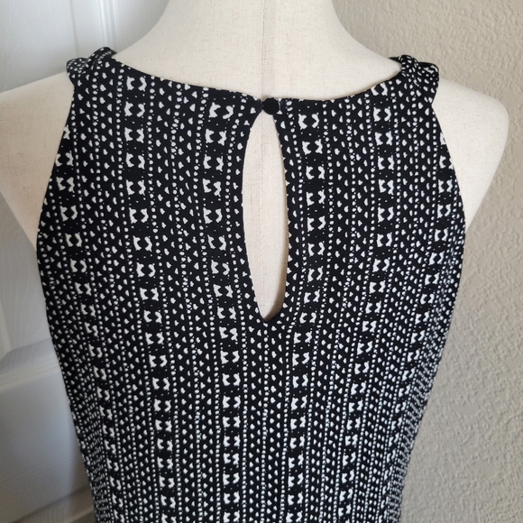 White House Black Market Dress Sleeveless Embroidered Size M - Picture 4 of 13